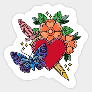 You give me butterflies Sticker